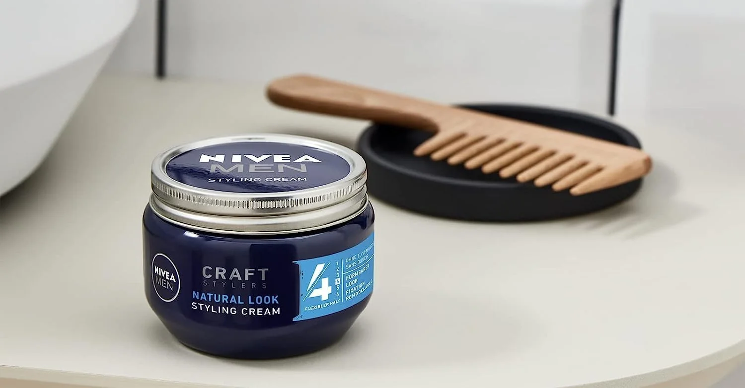 کرم حالت دهنده مو مردانه نیوآ، بسته 1 عددی (1 عدد 150 میلی لیتری)، کرم مو برای حالت دهی انعطاف پذیر بدون سفت شدن، ژل موی انعطاف پذیر برای ظاهری طبیعی