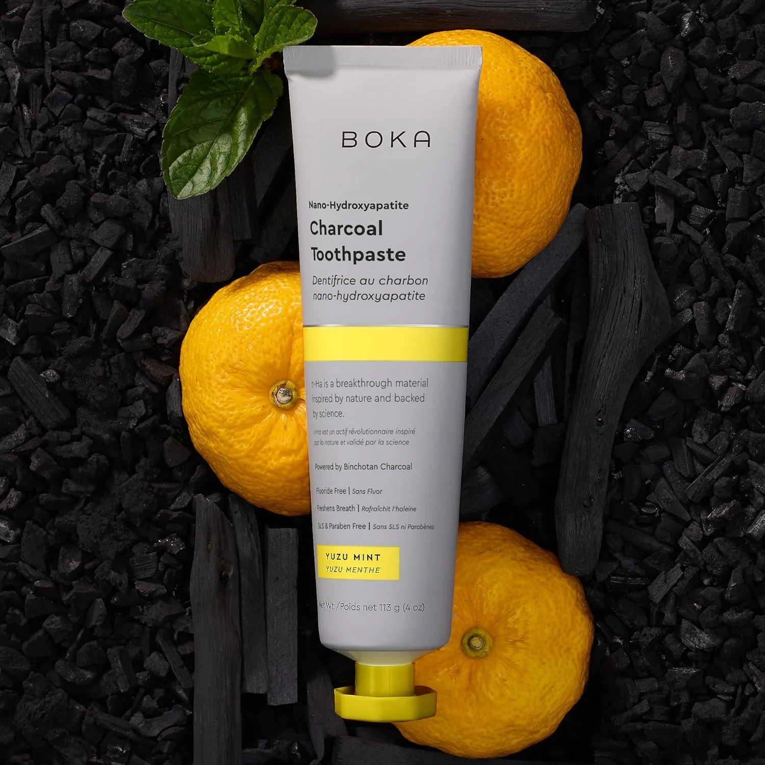 خمیر دندان بدون فلوراید بوکا، خمیر دندان نانو هیدروکسی آپاتیت، مناسب برای دندان های حساس - برای بزرگسالان، مراقبت از دهان کودکان - طعم نعناع یوزو، 4 Fl Oz بسته 3 عددی ساخت ایالات متحده