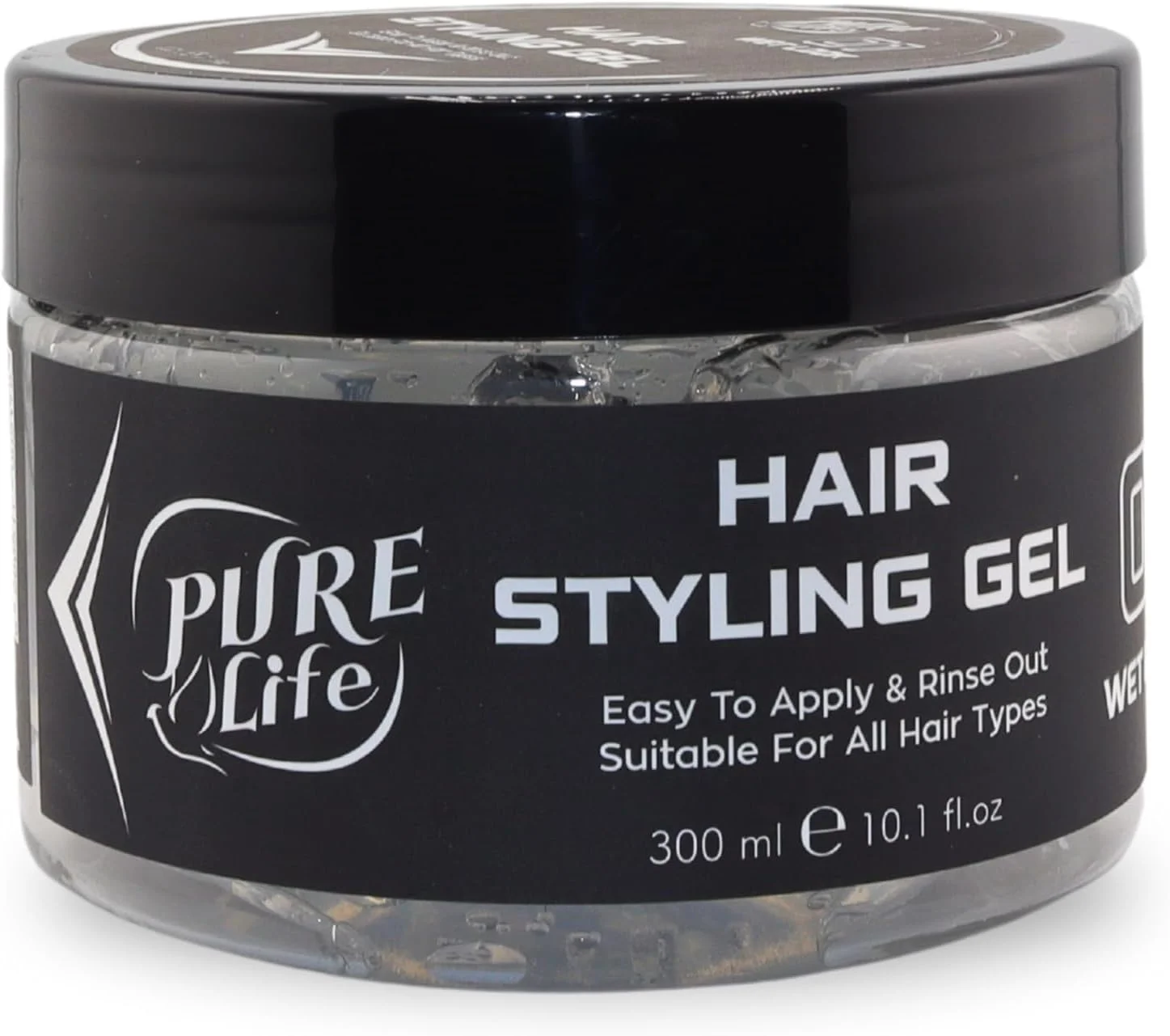 ژل حالت دهنده مو Pure Life مدل Wet Look 01 مشکی - ژل مو بدون الکل برای آقایان و بانوان، حالت خیس کلاسیک، فرمول غیر خشک کننده حاوی گلیسیرین، ویتامین E و پرو ویتامین B5 برای تغذیه مو 300 میلی لیتر ژل حالت دهنده مو Pure Life مدل Wet Look 01 مشکی - ژل مو بدون الکل برای آقایان و بانوان، حالت خیس کلاسیک، فرمول غیر خشک کننده حاوی گلیسیرین، ویتامین E و پرو ویتامین B5 برای تغذیه مو 300 میلی لیتر