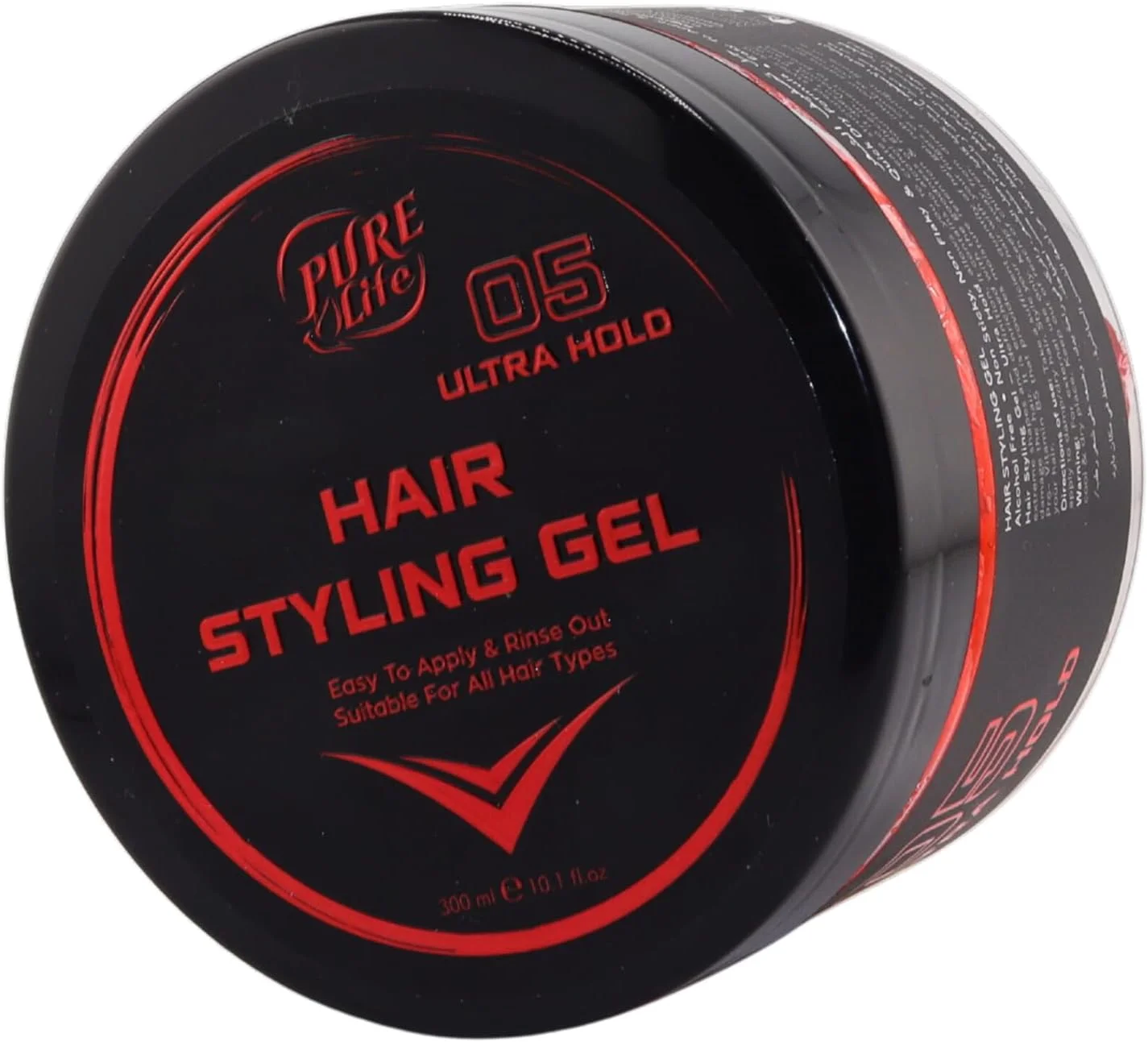 ژل حالت دهنده مو Pure Life مدل Ultra Hold 05 مشکی – ماندگاری طولانی برای مدل های ساختار یافته، بدون الکل، غیر چسبنده، غنی شده با گلیسیرین، ویتامین E و پرو ویتامین B5 برای رطوبت و تغذیه 300 میلی لیتر ژل حالت دهنده مو Pure Life مدل Ultra Hold 05 مشکی – ماندگاری طولانی برای مدل های ساختار یافته، بدون الکل، غیر چسبنده، غنی شده با گلیسیرین، ویتامین E و پرو ویتامین B5 برای رطوبت و تغذیه 300 میلی لیتر