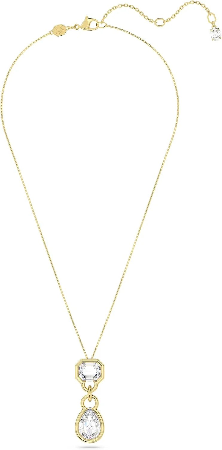 آویز سواروسکی Dextera، برش های ترکیبی، سفید، با روکش طلایی آویز سواروسکی Dextera، برش های ترکیبی، سفید، با روکش طلایی