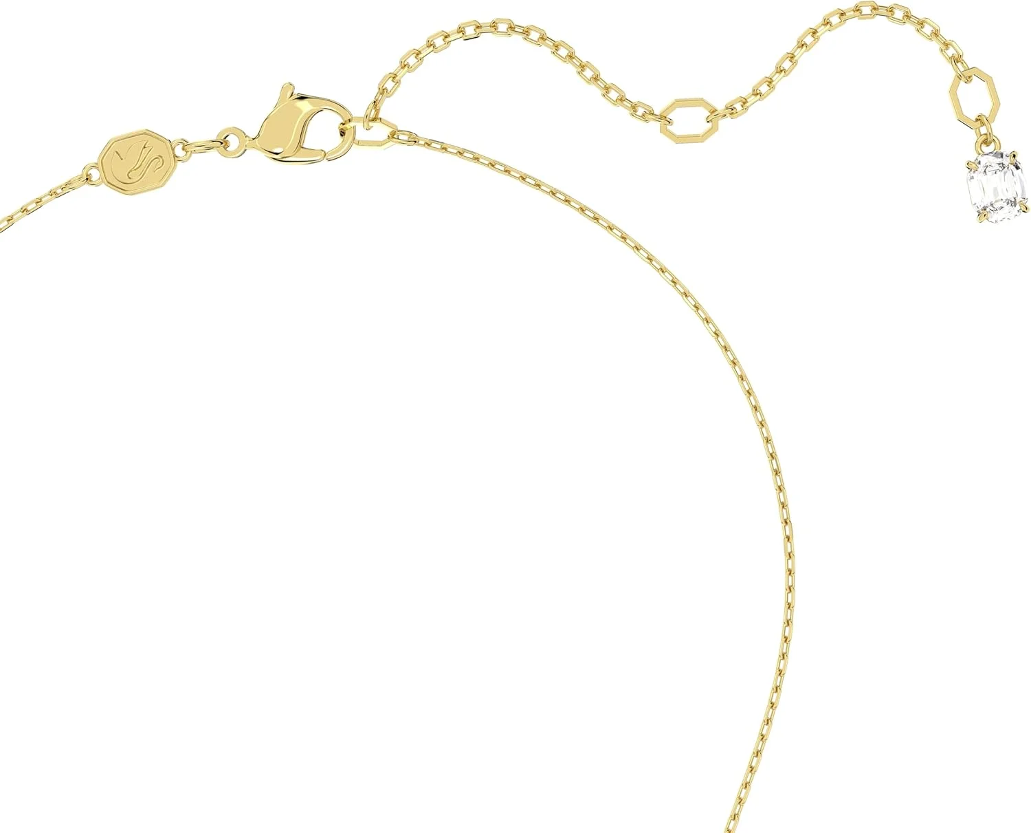 آویز سواروسکی Dextera، برش های ترکیبی، سفید، با روکش طلایی آویز سواروسکی Dextera، برش های ترکیبی، سفید، با روکش طلایی