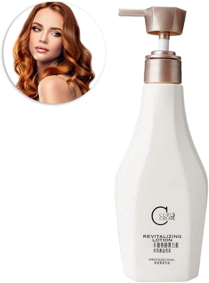 ژل فر کننده مو، حالت دهنده مو حاوی الاستین، تقویت کننده فر مو، ایده آل برای ایجاد فرهای نرم، بدون وز و موج دار یا فر دائم، 280 میلی لیتر