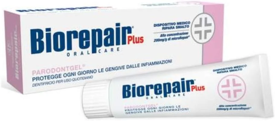 ژل دندان روزانه Biorepair Parodontgel، ۷۵ میلی لیتر، بسته ۲ عددی