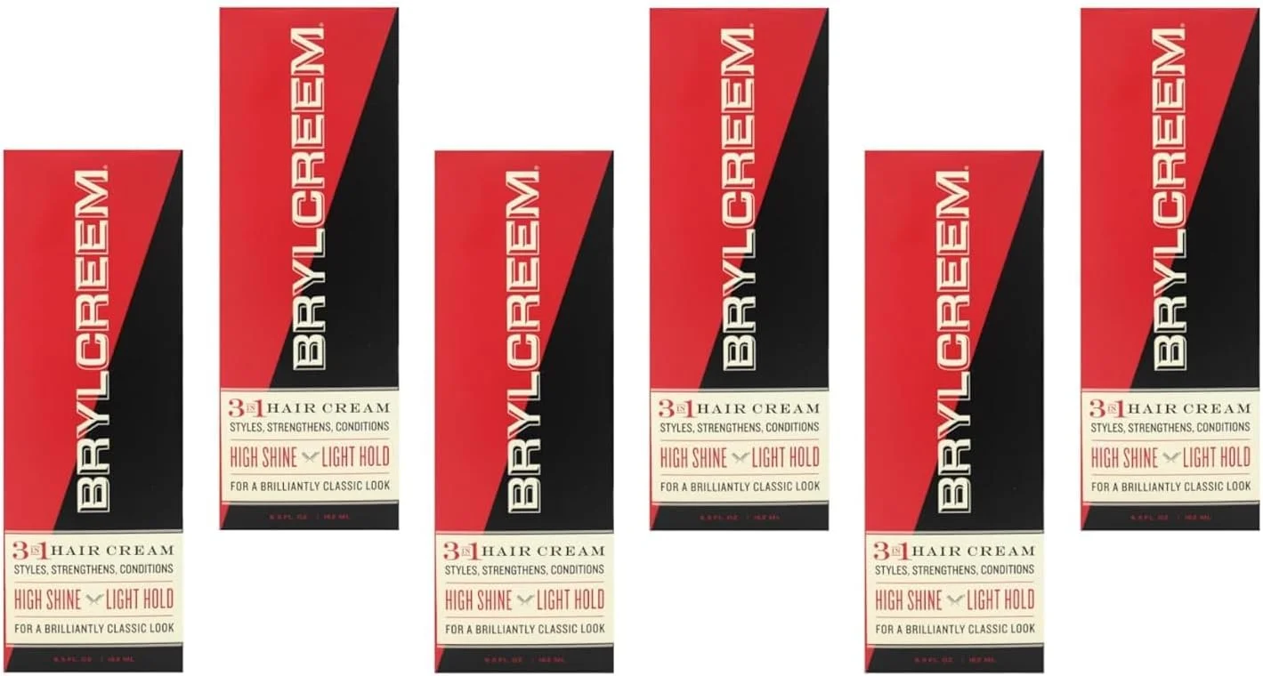 کرم موی 3 در 1 Brylcreem، حالت دهنده، تقویت کننده، نرم کننده، درخشش بالا، نگهدارنده ملایم، 156 گرم (بسته 6 عددی) کرم موی 3 در 1 Brylcreem، حالت دهنده، تقویت کننده، نرم کننده، درخشش بالا، نگهدارنده ملایم، 156 گرم (بسته 6 عددی)