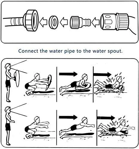 سرزمین بازی سرسره آبی غول پیکر CGG، مرکز بازی سرسره کودکان، سرسره دوتایی با قابلیت پاشش آب و پد ضربه گیر برای بازی های استخر شنا در حیاط خلوت تابستانی کودکان، اسباب بازی های فضای باز با سپر سرزمین بازی سرسره آبی غول پیکر CGG، مرکز بازی سرسره کودکان، سرسره دوتایی با قابلیت پاشش آب و پد ضربه گیر برای بازی های استخر شنا در حیاط خلوت تابستانی کودکان، اسباب بازی های فضای باز با سپر