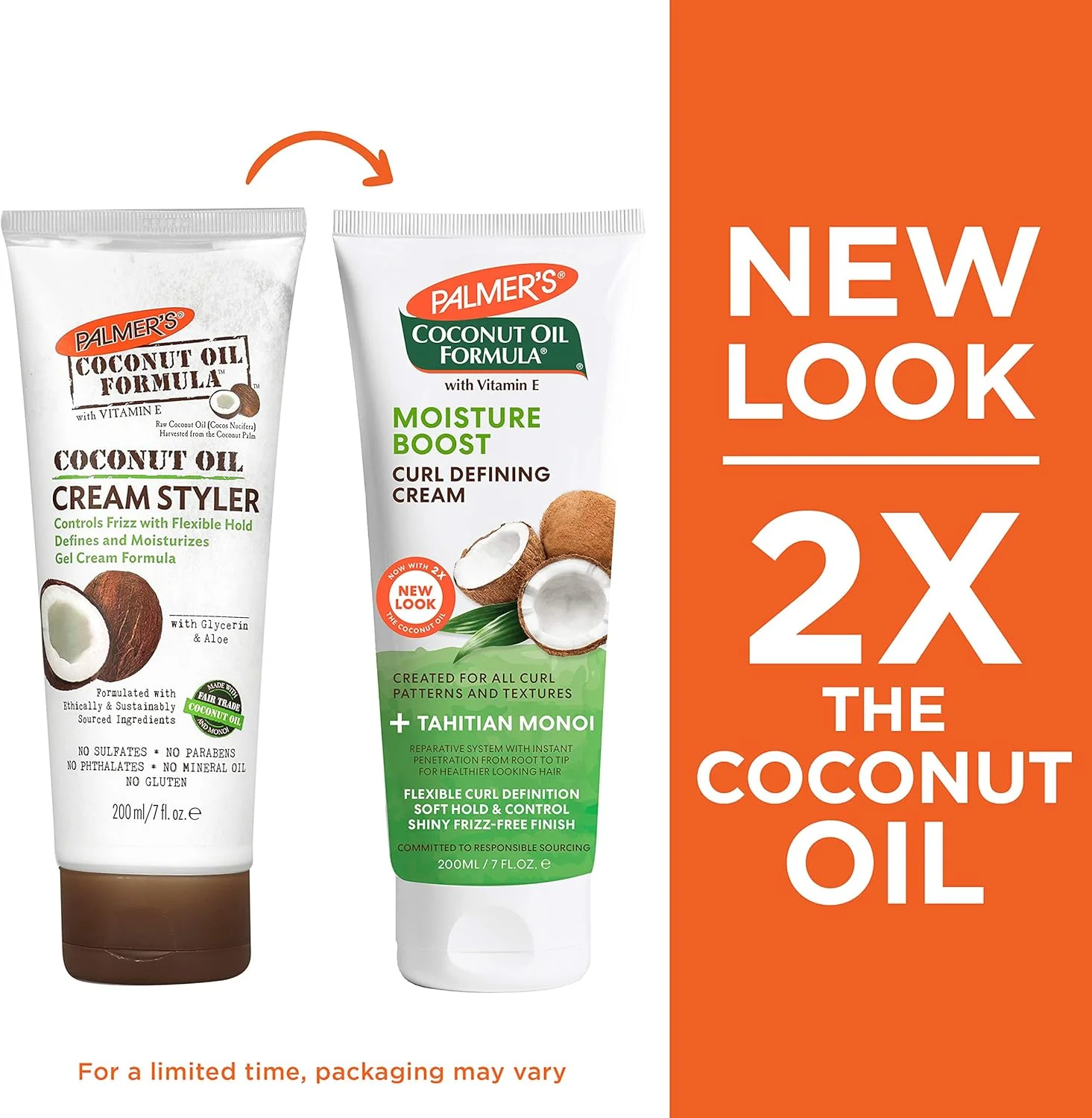 کرم حالت دهنده مو روغن نارگیل پالمرز کرم حالت دهنده مو روغن نارگیل پالمرز