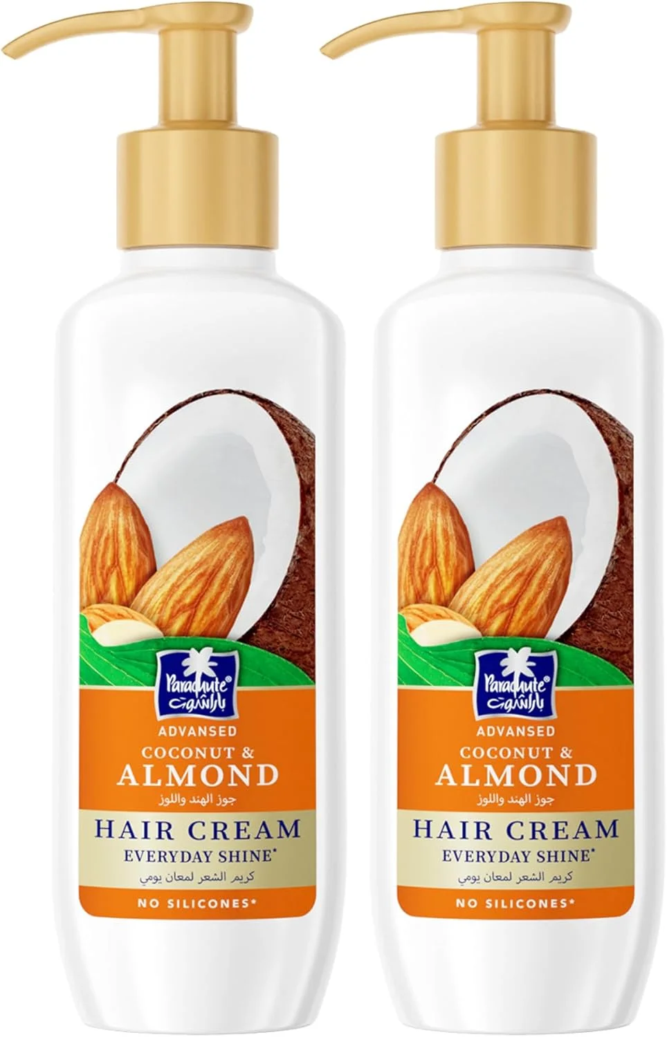 کرم مو بادام پاراشوت ادونسد | برای موهای درخشان و آبرسانی شده | 2 عدد 140 میلی لیتر