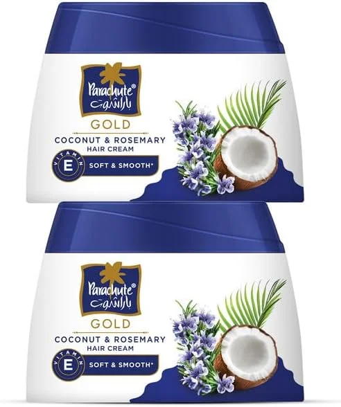 کرم مو نارگیل و رزماری پاراشوت گلد 2X140ML | برای حالت دهی روزانه موهای شما