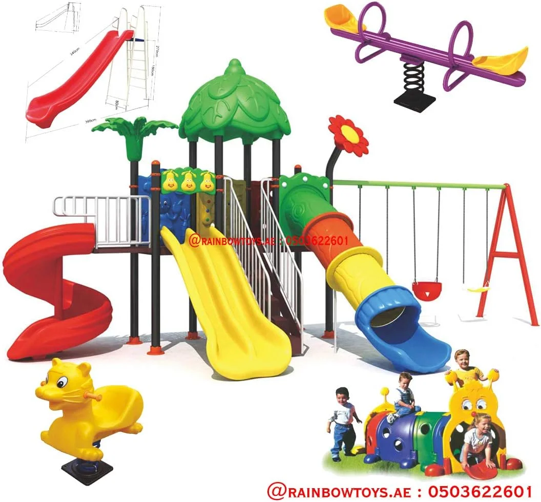 مجموعه بازی فضای باز Rainbow Toys شامل سرسره، صخره نوردی مستقل، تاب، مجموعه تاب بازی، زمین بازی جنگلی که کودکان عاشق آن هستند و فعالیت های سرگرم کننده. ابعاد زمین بازی 720x450x360 سانتی متر. بهترین هدیه تولد. مجموعه بازی فضای باز Rainbow Toys شامل سرسره، صخره نوردی مستقل، تاب، مجموعه تاب بازی، زمین بازی جنگلی که کودکان عاشق آن هستند و فعالیت های سرگرم کننده. ابعاد زمین بازی 720x450x360 سانتی متر. بهترین هدیه تولد.