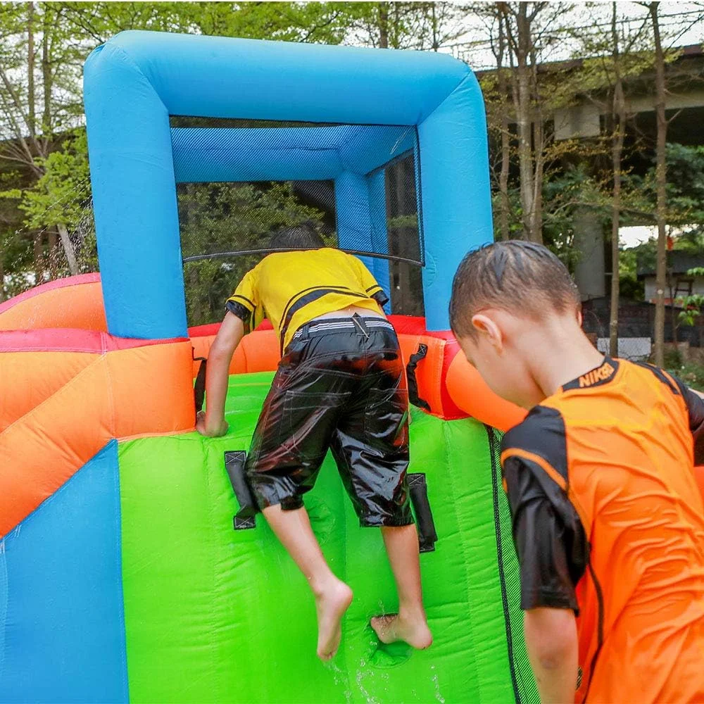 قلعه بادی کودک با سرسره GT-Wheel مناسب فضای باز (زرد) قلعه بادی کودک با سرسره GT-Wheel مناسب فضای باز (زرد)