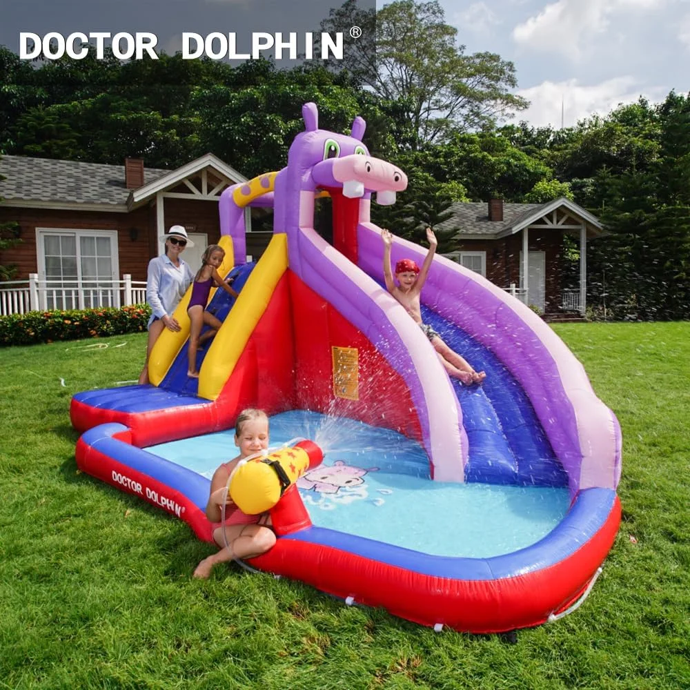 سرسره آبی بادی دکتر دلفین با دمنده، سرسره های آبی بلند برای حیاط خلوت کودکان با دیوار صخره نوردی، خانه بادی کودکان با سرسره، پارک آبی با تم اسب آبی با استخر برای فضای باز سرسره آبی بادی دکتر دلفین با دمنده، سرسره های آبی بلند برای حیاط خلوت کودکان با دیوار صخره نوردی، خانه بادی کودکان با سرسره، پارک آبی با تم اسب آبی با استخر برای فضای باز