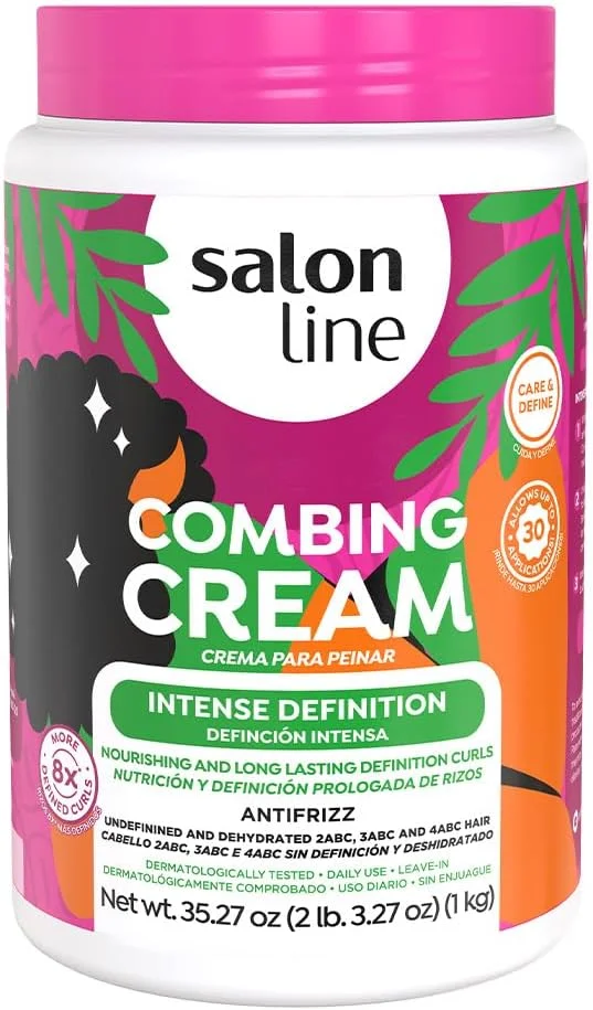 Salon Line Linha Tratamento (کرم برای شانه کردن) - Definicao Intensa 1000 Gr - (مجموعه Treatment (کرم شانه کردن) - تعریف شدید 1000 گرم)