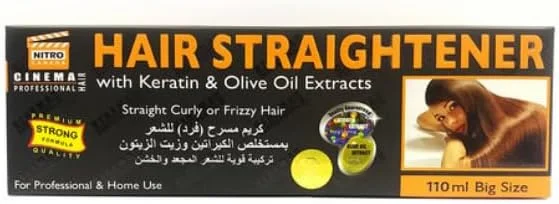 کرم صاف کننده مو سرس بیوتی نیترو کانادا سینما پروفشنال کراتین و عصاره زیتون مناسب موهای فر، 110 میلی لیتر