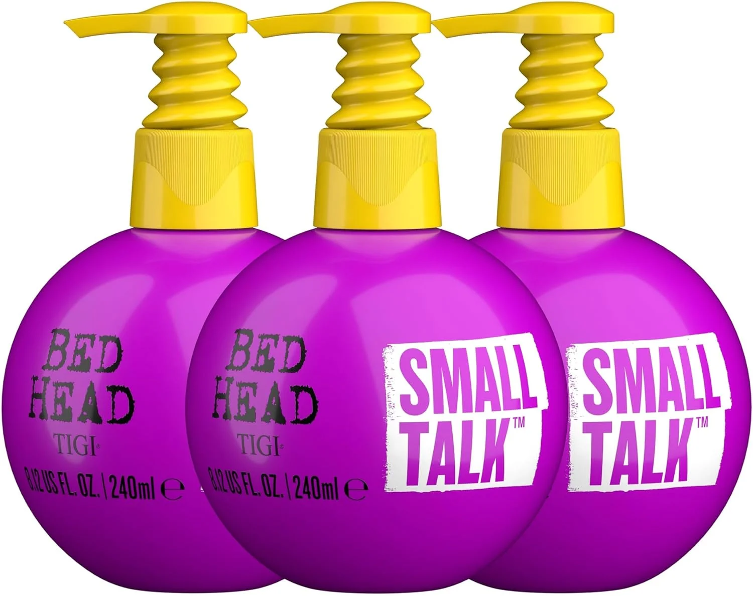 کرم حجم دهنده مو Bed Head TIGI Small Talk - برای موهای نازک، کم حجم و صاف - محصول حجم دهنده ممتاز، 240 میلی لیتر، بسته 3 عددی
