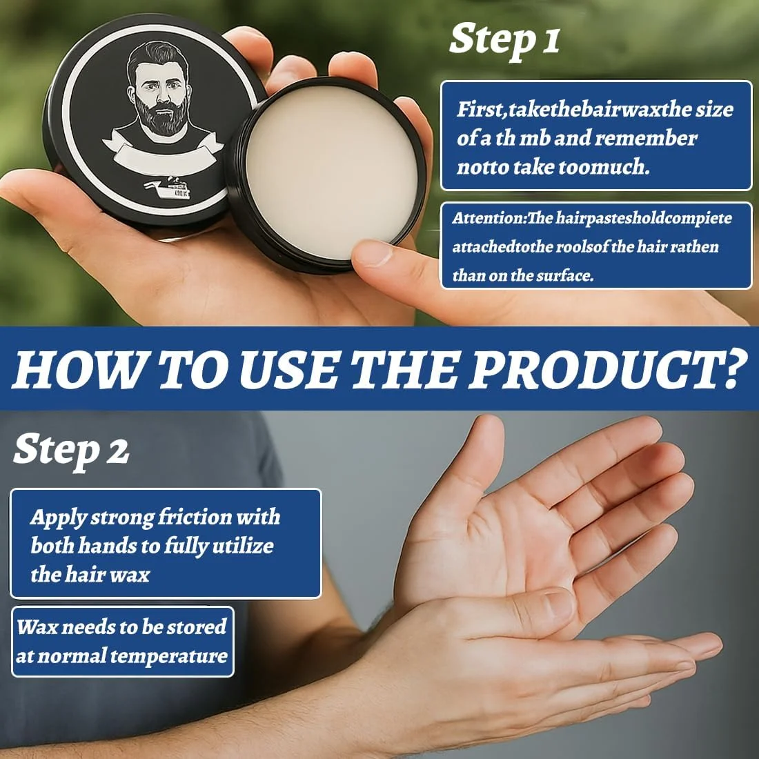 EIHI 1 عدد پماد مات با نگهداری فوق العاده قوی، پماد مات مردانه با درخشش کم، 80 گرم EIHI 1 عدد پماد مات با نگهداری فوق العاده قوی، پماد مات مردانه با درخشش کم، 80 گرم