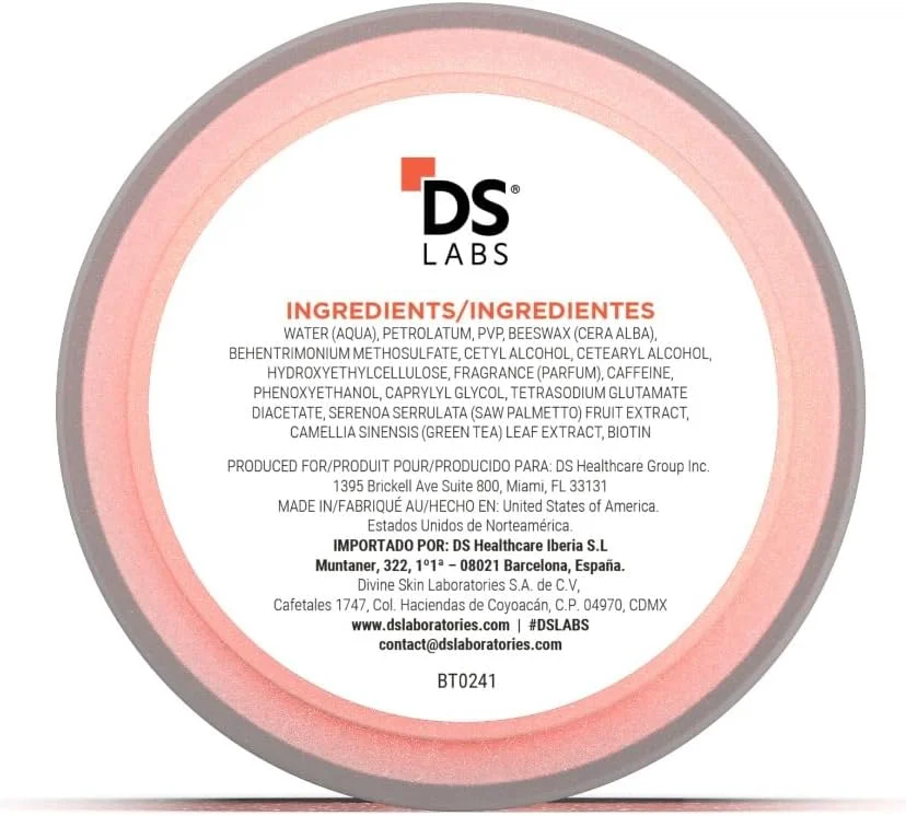 پماد موی حالت دهنده متوسط DS Labs Revita Matte - کرم حالت دهنده برای موهایی با ظاهر ضخیم تر، حاوی بیوتین، کافئین و موم زنبور عسل، پایه آب، بافت مات، بدون ایجاد شوره، 100 میلی لیتر