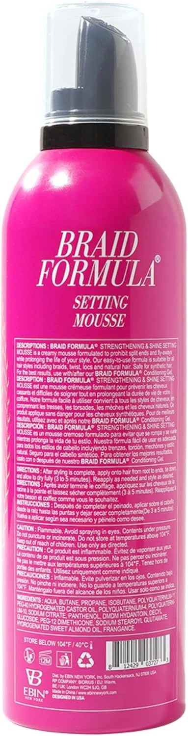 موس حالت دهنده و تقویت کننده مو EBIN NEW YORK LOCK'N POMADE - روغن بادام شیرین (354ml / 12.49oz)