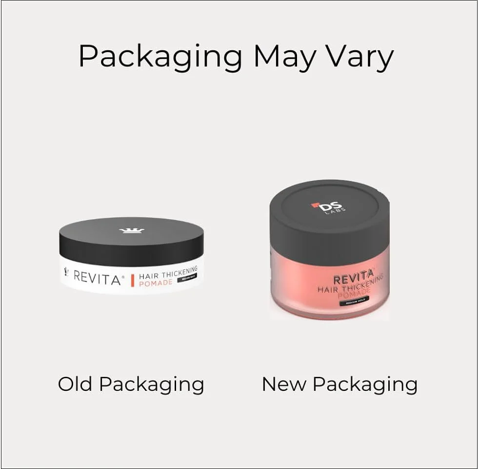 پماد موی حالت دهنده متوسط DS Labs Revita Matte - کرم حالت دهنده برای موهایی با ظاهر ضخیم تر، حاوی بیوتین، کافئین و موم زنبور عسل، پایه آب، بافت مات، بدون ایجاد شوره، 100 میلی لیتر