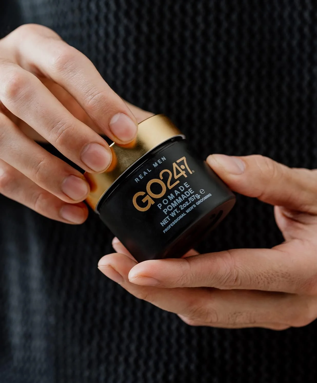 پماد موی مردانه GO247 Real Men - حجم 2 اونس
