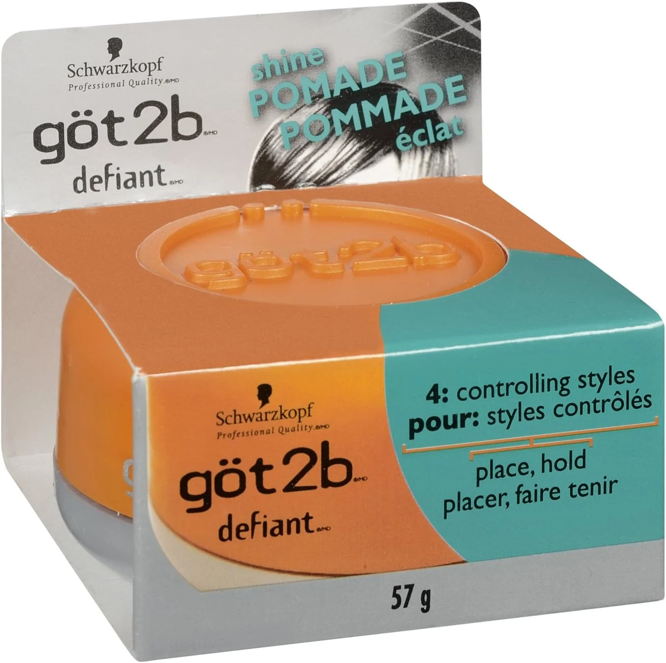 پماد حالت دهنده و براق کننده مو گات تو بی مدل Defiant، 57 گرم (بسته 2 عددی) پماد حالت دهنده و براق کننده مو گات تو بی مدل Defiant، 57 گرم (بسته 2 عددی)