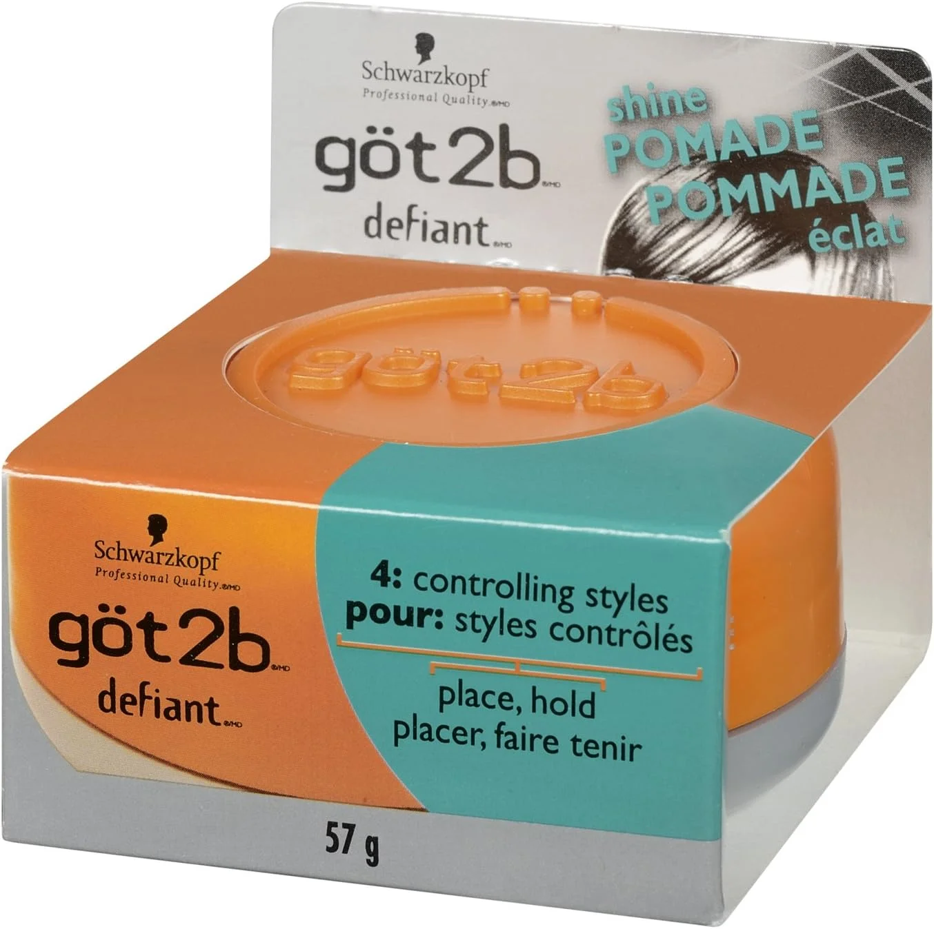 پماد حالت دهنده و براق کننده مو گات تو بی مدل Defiant، 57 گرم (بسته 2 عددی) پماد حالت دهنده و براق کننده مو گات تو بی مدل Defiant، 57 گرم (بسته 2 عددی)