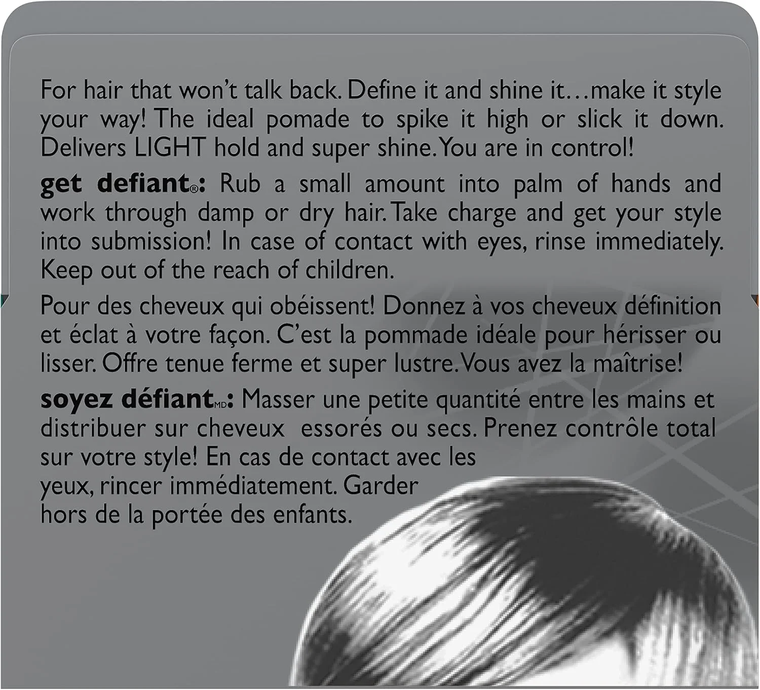 پماد حالت دهنده و براق کننده گات تو بی مدل Defiant، 57 گرم پماد حالت دهنده و براق کننده گات تو بی مدل Defiant، 57 گرم