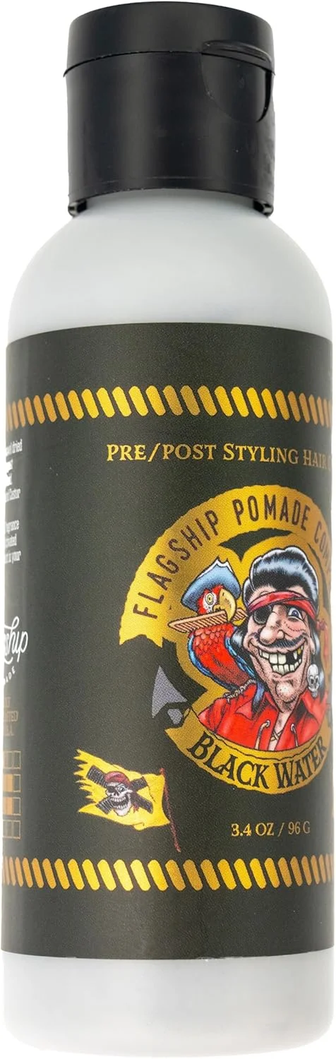 پماد موی مردانه FLAGSHIP Black Water – کرم حالت دهنده و پیش از حالت دهنده - نگهدارندگی متوسط، درخشش کم، نمای مات - پماد مایع بافت دهنده - رایحه Dark Tweed – 3.4 اونس پماد موی مردانه FLAGSHIP Black Water – کرم حالت دهنده و پیش از حالت دهنده - نگهدارندگی متوسط، درخشش کم، نمای مات - پماد مایع بافت دهنده - رایحه Dark Tweed – 3.4 اونس