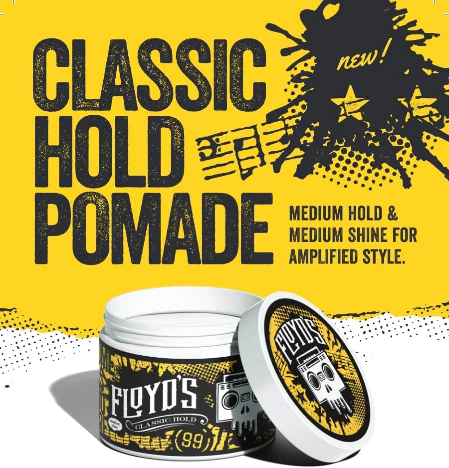 پماد حالت دهنده کلاسیک فلوید 99 - حالت دهی متوسط - درخشش متوسط - محلول در آب - 113 گرم پماد حالت دهنده کلاسیک فلوید 99 - حالت دهی متوسط - درخشش متوسط - محلول در آب - 113 گرم