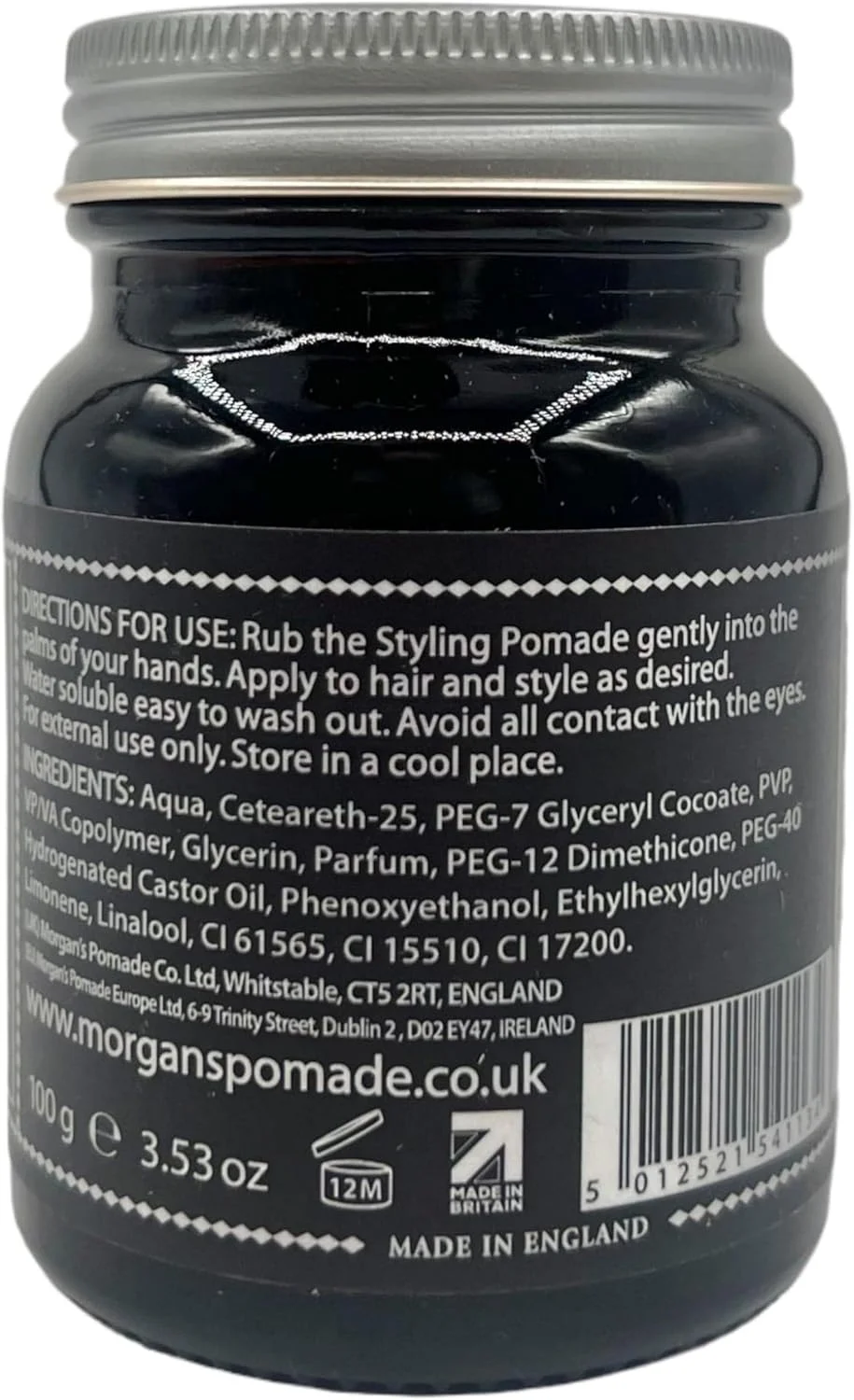 پماد مو مورگان، درخشش بالا، حالت دهنده قوی، 100 میلی لیتر، 0.1 کیلوگرم