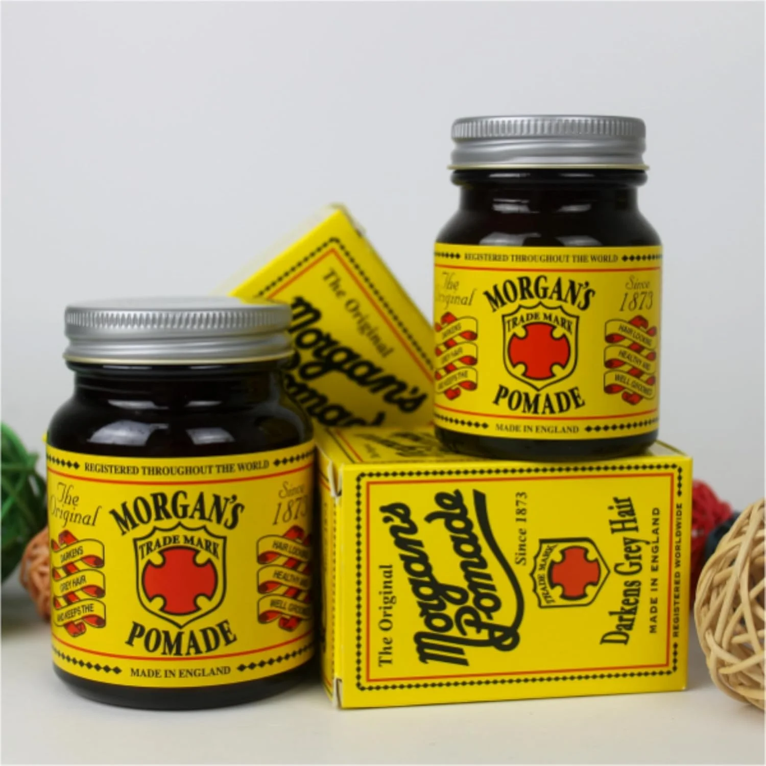 پماد موی تیره کننده موهای خاکستری مورگان، 100 گرم