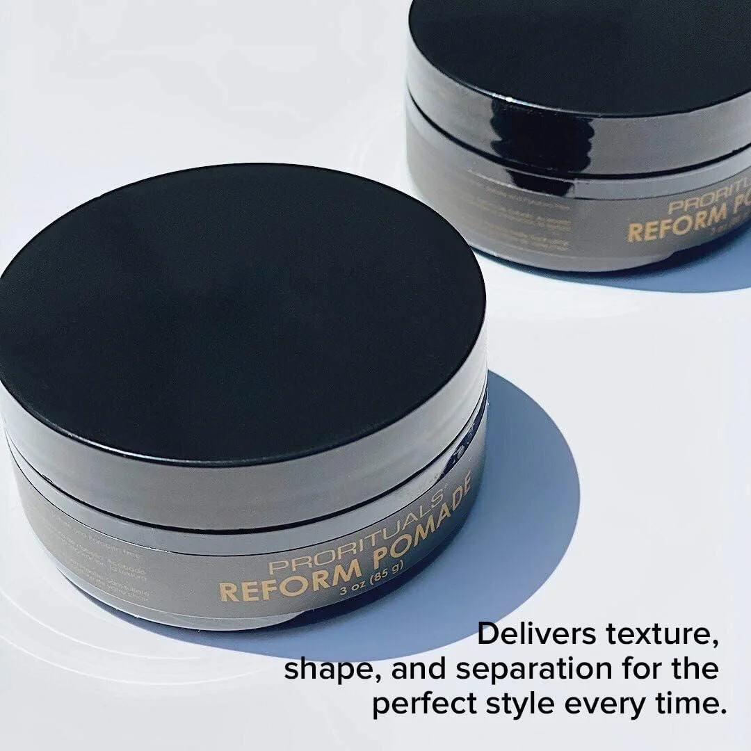 پماد حالت دهنده موی مردانه Prorituals Reform - حالت دهنده کلاسیک، با قدرت نگهداری بسیار قوی بدون درخشش پماد حالت دهنده موی مردانه Prorituals Reform - حالت دهنده کلاسیک، با قدرت نگهداری بسیار قوی بدون درخشش