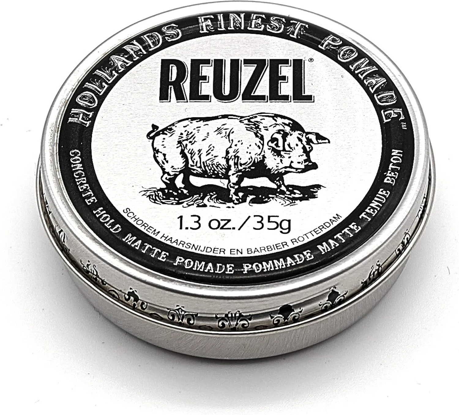 پماد موی مات با قدرت نگهداری بالا رزل - حفظ ظاهر آراسته - موها را براق می کند - استفاده آسان - رایحه مردانه ملایم - بدون سولفات، پارابن و تست حیوانی - 37 گرم