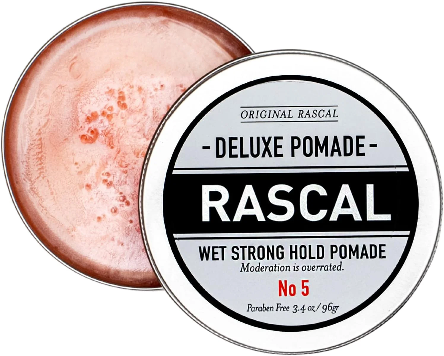 پماد مو رَسکل اورجینال دلوکس شماره 5 - خمیر مو با درخشش بالا و حالت دهی قوی و ظاهر خیس - محلول مراقبت از موی مردانه برای انواع مو - ساخته شده با مواد طبیعی Ceteareth-25 و روغن کرچک برای سلامت و رشد مو