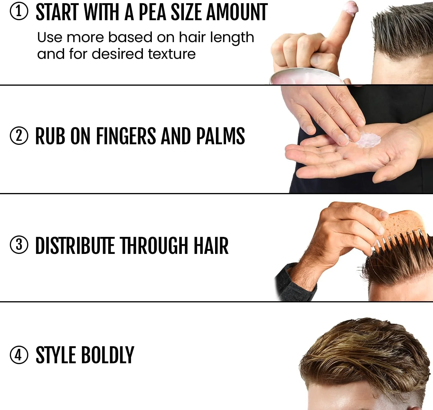 پماد حالت دهنده موی مردانه راسکال مدل دلوکس 1