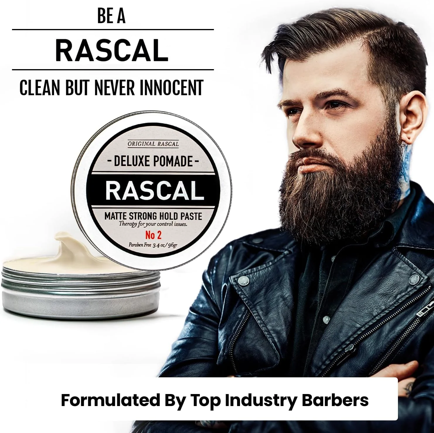 پماد حالت دهنده موی مردانه راسکال مدل دلوکس 2