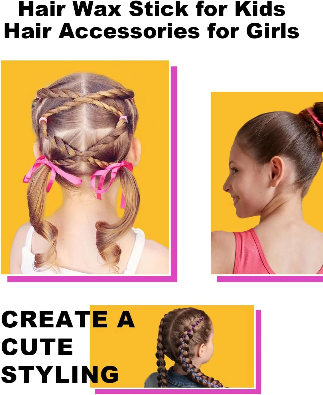 استیک واکس مو AnWoor برای کلاه گیس صاف، پماد حالت دهنده غیر چرب برای موهای وز، لبه ها و موخوره - 76 گرم