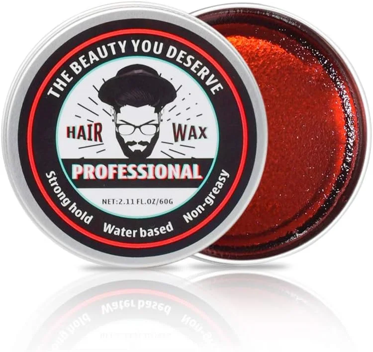 واکس مو حالت دهنده مردانه Fawoonu، واکس ژل مو با قدرت نگهدارندگی قوی، روغن مومی حالت دهنده مو با ماندگاری طولانی، لوازم جانبی حالت دهی مو