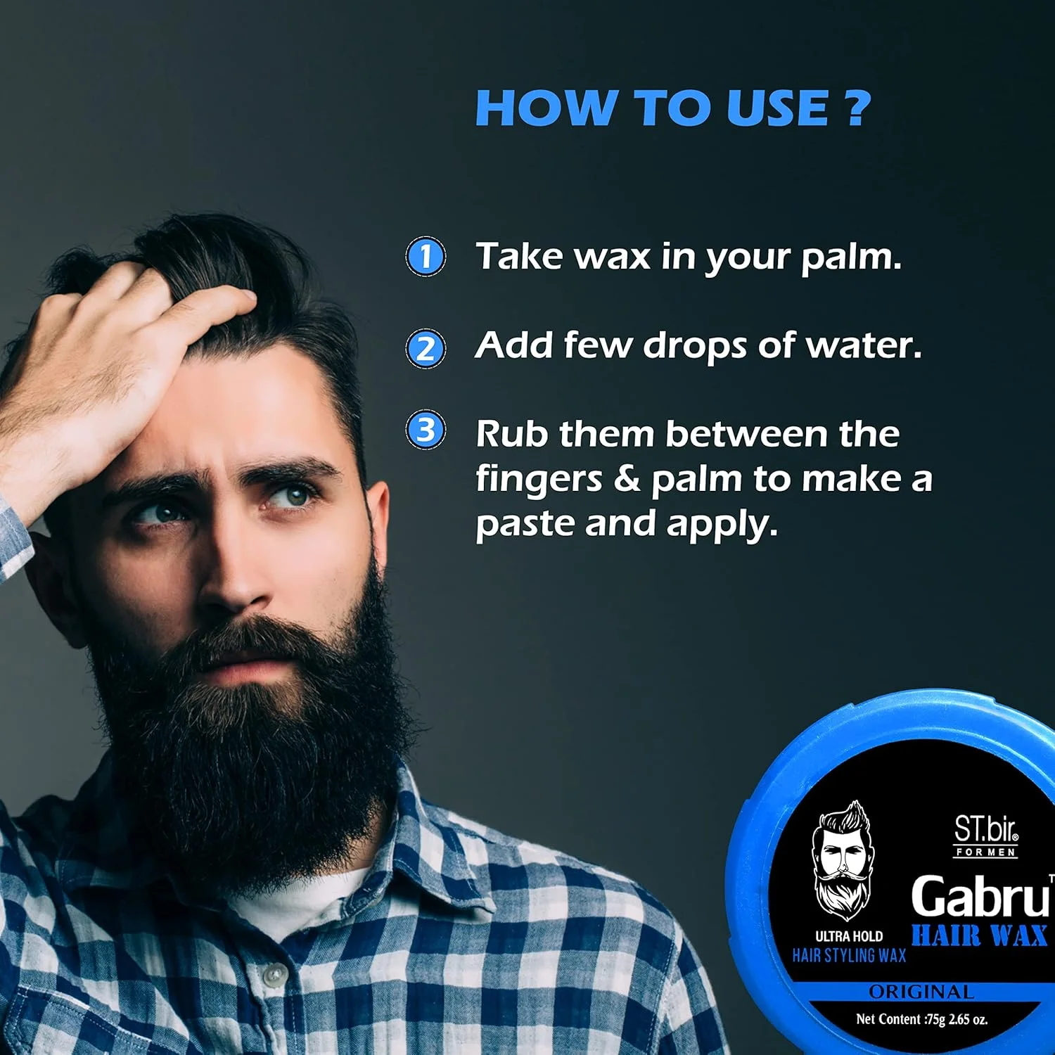 واکس مو گابرو - حالت دهنده فوق العاده قوی