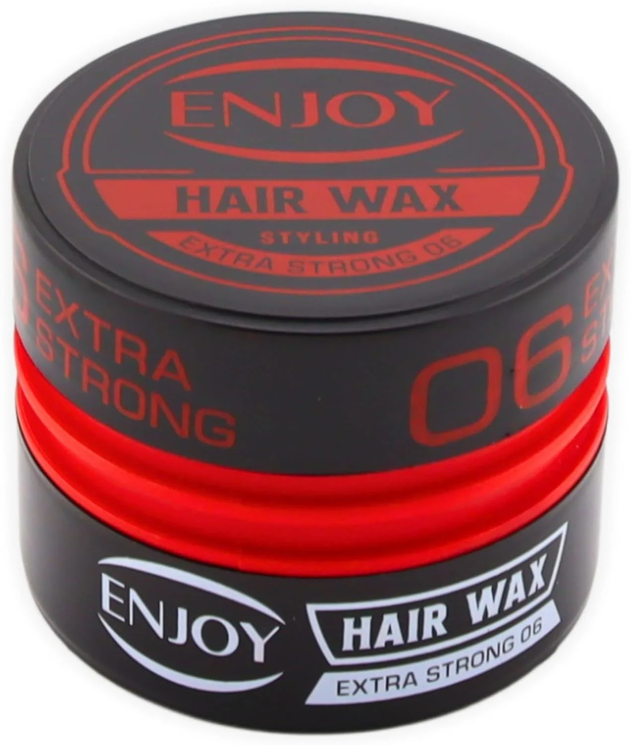 واکس موی قوی شماره 06 قرمز Enjoy حجم 150 میلی لیتر – واکس حالت دهنده با حداکثر قدرت نگهدارندگی برای انواع مو، بدون ایجاد حس چربی، کنترل طولانی مدت، ایده آل برای استفاده روزانه