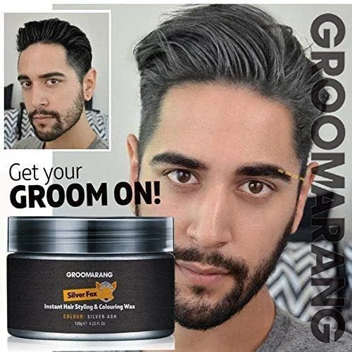 واکس حالت دهنده و رنگ موی فوری نقره ای Groomarang Silver Fox از Global Fulfillment Ltd.
