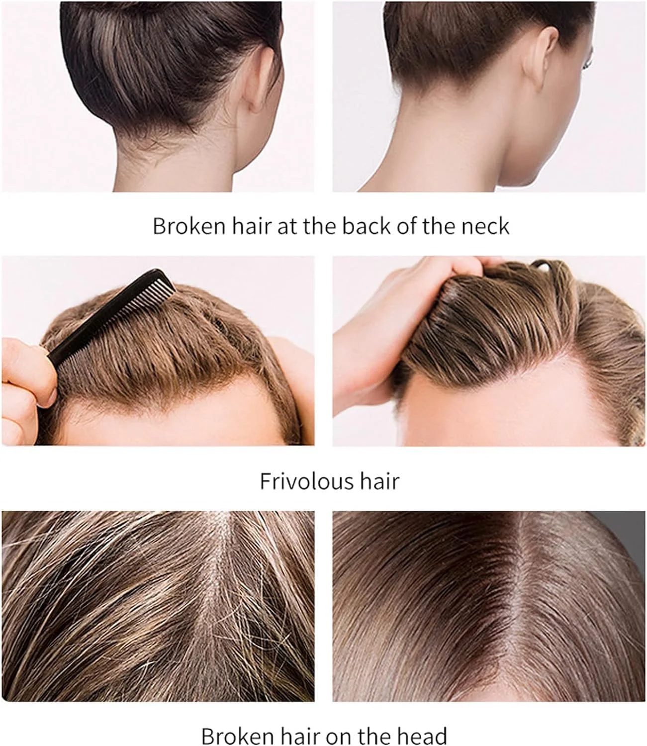 استیک واکس مو KASTWAVE برای کنترل موهای وز و خرده مو، پماد مو میوه ای ضد وز و غیر چرب، ست ژل حالت دهنده سریع برای صاف کردن کلاه گیس مو برای زنان