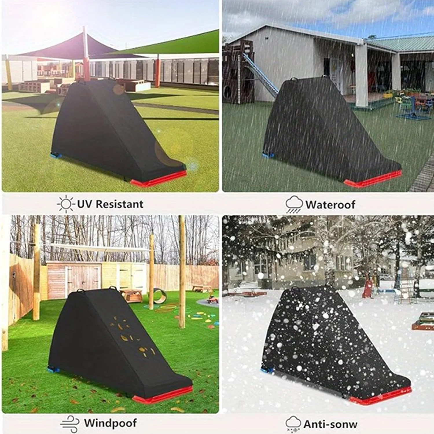 روکش سرسره کودک | پوشش ضد آب برای سرسره های داخل خانه، پوشش محافظ تجهیزات زمین بازی برای محوطه بازی، حیاط خلوت، چمن، حیاط، باغ و فضای باز روکش سرسره کودک | پوشش ضد آب برای سرسره های داخل خانه، پوشش محافظ تجهیزات زمین بازی برای محوطه بازی، حیاط خلوت، چمن، حیاط، باغ و فضای باز