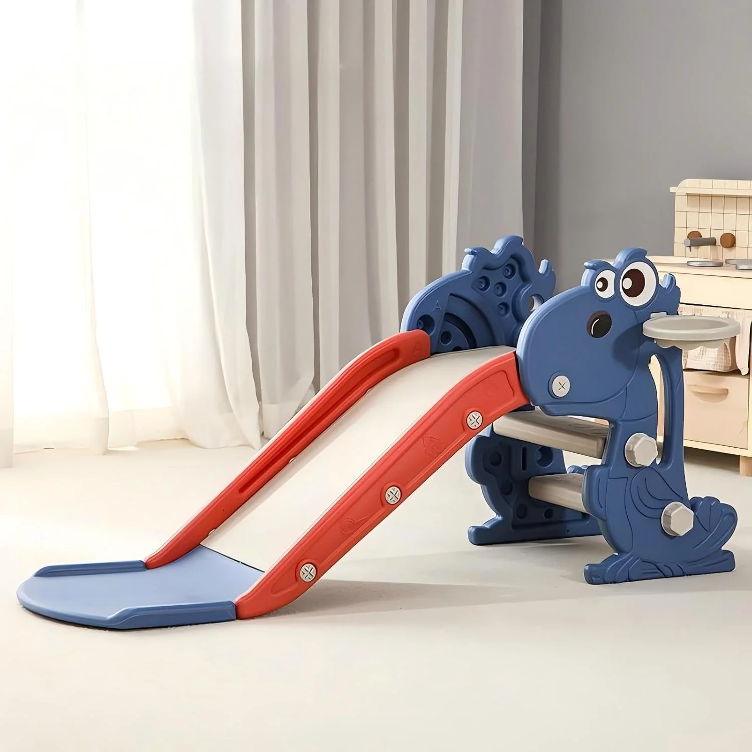 سرسره کودک برای کودکان 2، 3، 4، 5، 6، 7، 8 و 9 ساله، سرسره کودکانه دوست داشتنی و قفسه توپ برای کودکان 3 تا 10 ساله، اسباب بازی خانگی برای پسران و دختران (E4) سرسره کودک برای کودکان 2، 3، 4، 5، 6، 7، 8 و 9 ساله، سرسره کودکانه دوست داشتنی و قفسه توپ برای کودکان 3 تا 10 ساله، اسباب بازی خانگی برای پسران و دختران (E4)