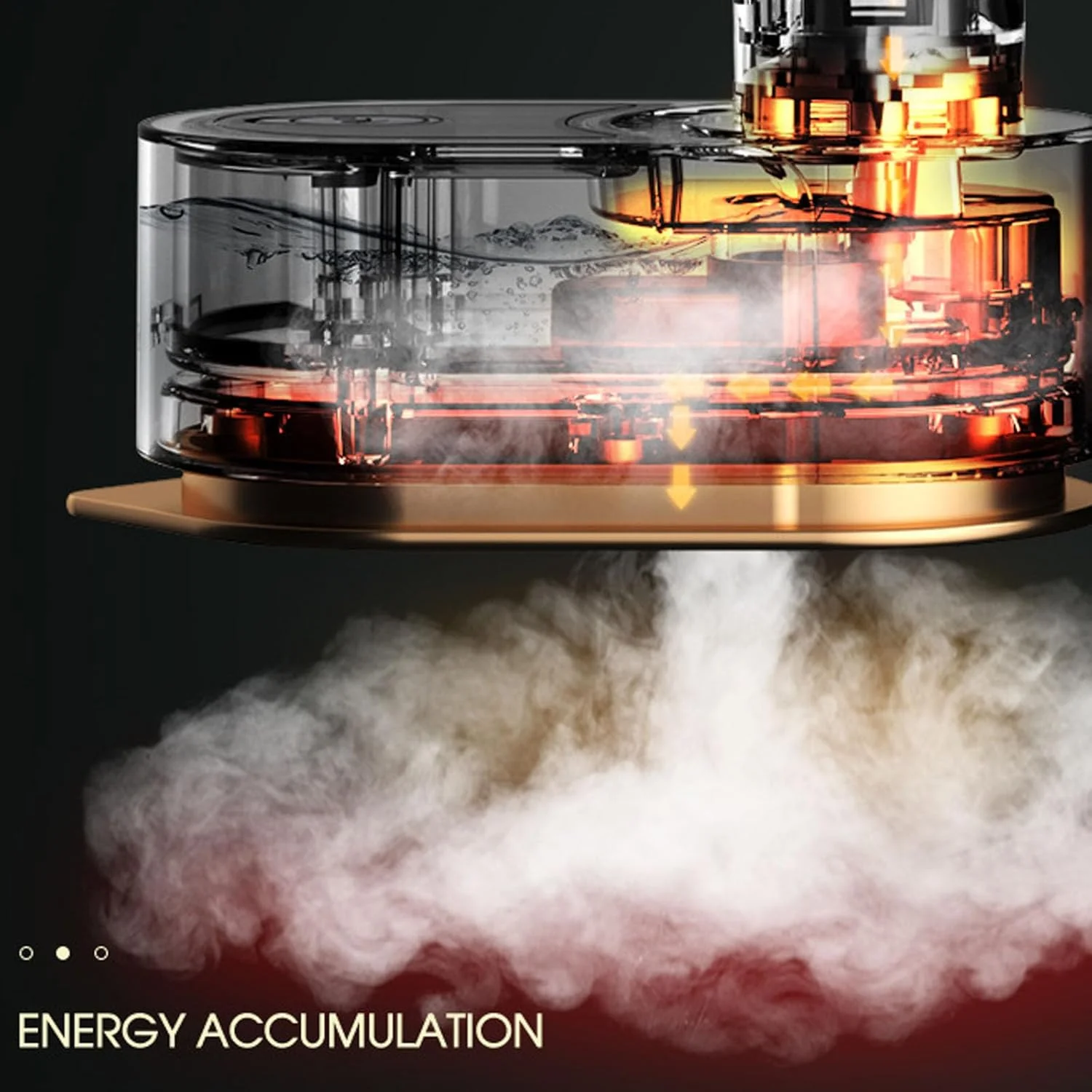 اتو بخار هندرووا، اتو بخار کوچک هندرووا، اتو بخار مسافرتی کوچک هندرووا، بخارگر مسافرتی قابل حمل برای لباس، مناسب برای منزل، سفر و کار، اتو بخار با قابلیت چرخش 180 درجه (سبز)