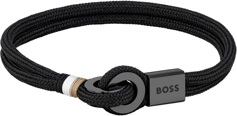 دستبند مردانه BOSS Jewelry مدل THAD SPORT از جنس نایلون