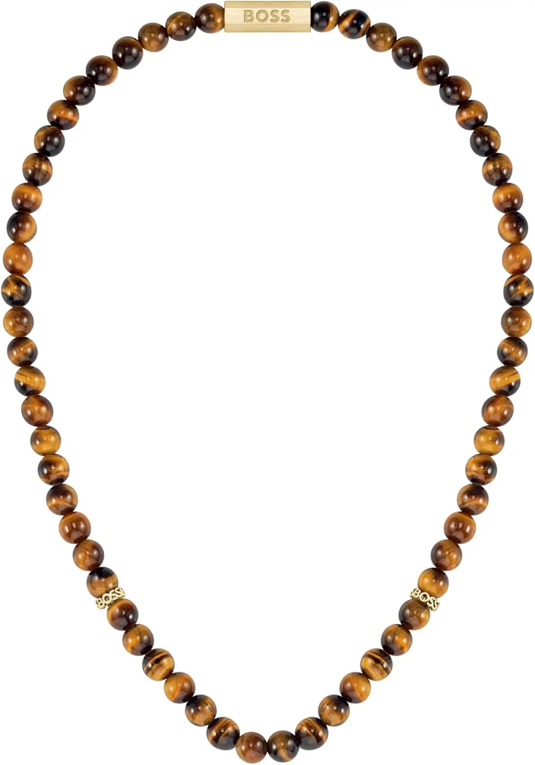 گردنبند مهره ای مردانه هوگو باس مدل SPHERE