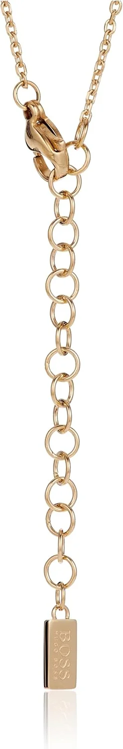 گردنبند زنانه هوگو باس با آویز روکش طلای یونی و زنجیر - 1580114 گردنبند زنانه هوگو باس با آویز روکش طلای یونی و زنجیر - 1580114