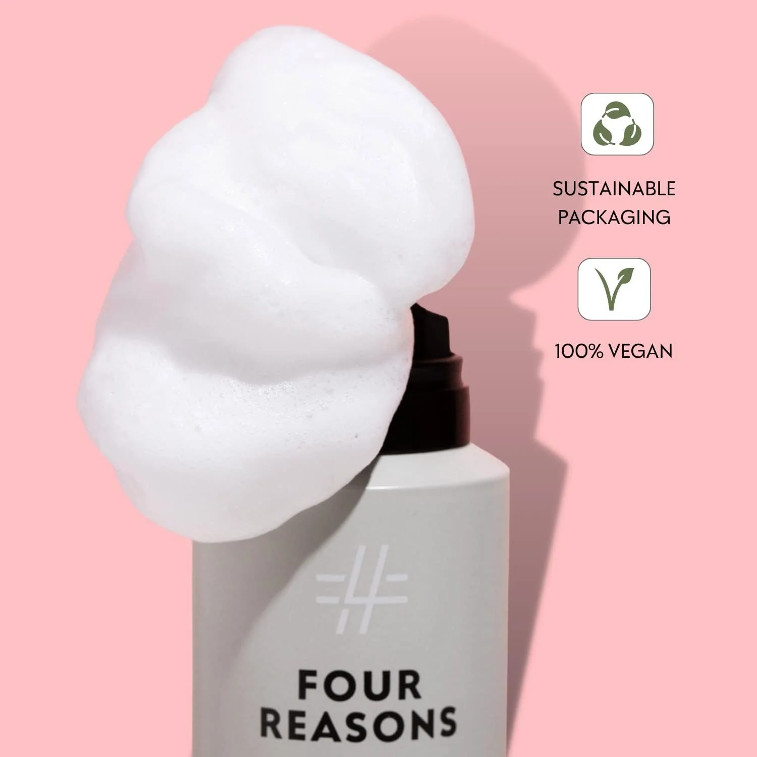 موس حالت دهنده و حجم دهنده فر حرفه ای فور ریزنز - نگهدارنده انعطاف پذیر و ماندگار برای موهای فر، موج دار و صاف، وگان 200 میلی لیتر