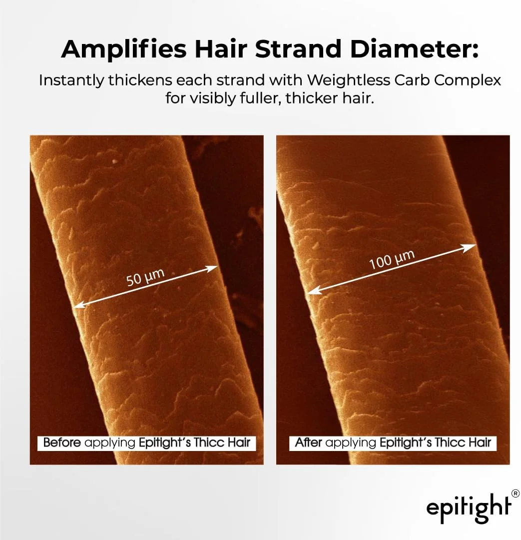 موس حجم دهنده مو اپی تایت مدل Thicc Hair، فرمولاسیون کربوهیدراتی سبک، مناسب موهای نازک برای افزایش ضخامت و پرپشتی، مناسب انواع مو، مواد اولیه 100% طبیعی، درمان بدون نیاز به آبکشی، محافظت دوگانه در برابر حرارت تا 193 درجه سانتیگراد، مخصوص بانوان، 200 میلی لیتر